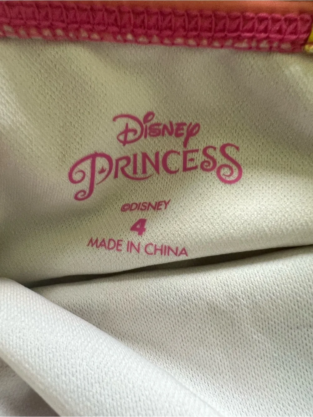 set 2 Disney Kids Rainbow Princess Swim one piecr- Pink, Purple, Green Floral